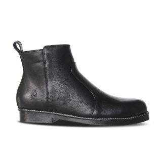 Vira Black Women Leather Boots